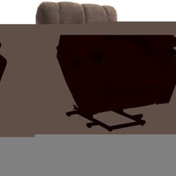 image-HOMCOM Heavy Duty Riser and Recliner Chair Lift Chair for the Elderly, Brown