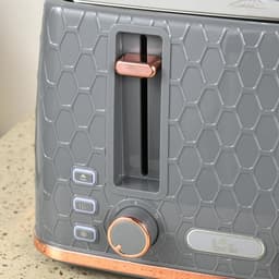 image-HOMCOM 1.7L Kettle and Toaster Set with Defrost, Reheat and Crumb Tray, Grey