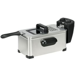 image-HOMCOM 3 Litre Deep Fat Fryer with Adjustable Temperature, 60min Timer, 2000W
