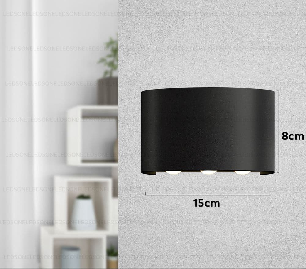 image-3 Way LED Light Wall Light Indoor Outdoor Highlighter Waterproof IP54~1615
