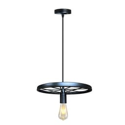 image-Vintage Industrial Chandelier Ceiling Wheel Light Hanging Pendant~1632