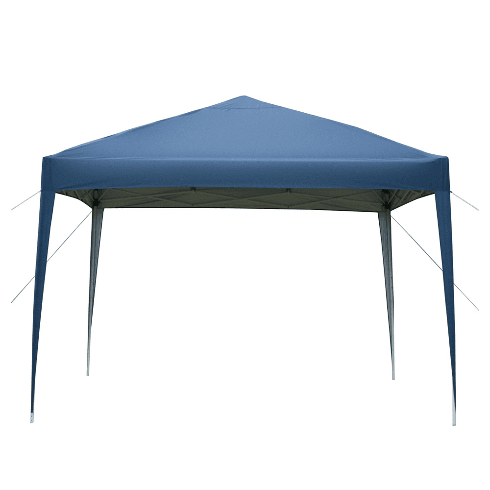 image-3x 3m Practical Waterproof Right-Angle Folding Tent Blue