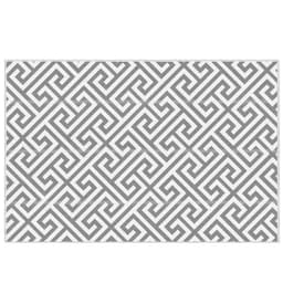 image-Outsunny 152x243cm Reversible Outdoor Rug Portable Plastic Straw RV Camping Mat