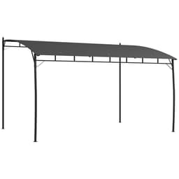 image-Outsunny 3 x 4m Metal Pergola, Outdoor Gazebo UV-Resistant Sun Shade Shelter