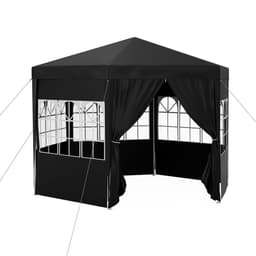 image-Outsunny 3.9m Outdoor Gazebo Canopy Party Tent with 6 Removable Side Walls
