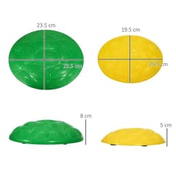 image-ZONEKIZ Balance River Stones w/ Non-Slip Mats for Ages 3-8 Years