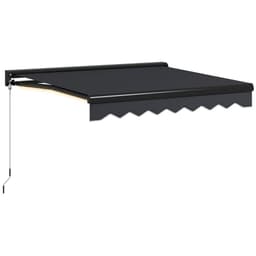 image-Outsunny 2.5 x 2m Electric Awning with LED Light, Sun Canopies for Patio