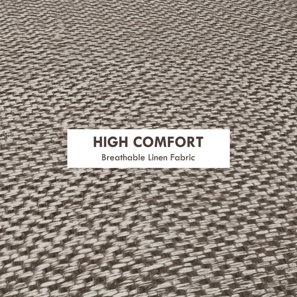 image-HOMCOM Storage Ottoman, Round Stool Chair with Cushioned Top, Hidden Space