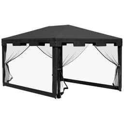 image-Outsunny 4 x 3m Party Tent Waterproof Garden Gazebo Canopy Wedding Cover Shade