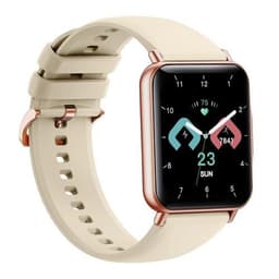 image-Gymcline Ciro Fitness Tracker w/ 25 Sports Modes & IP68 Water Protection, Cream
