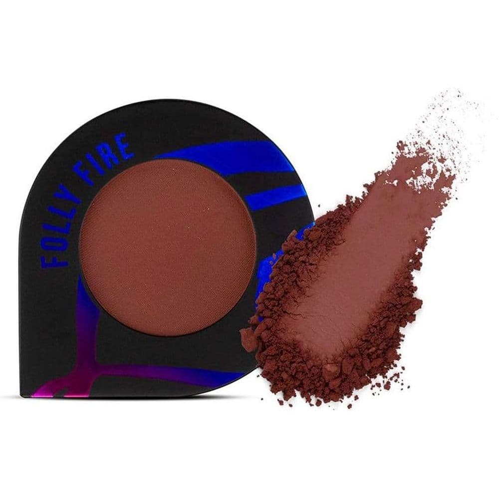 image-Folly Fire Pressed Matte Face Pigment Drop The Shade Secrets, Dark Mauve