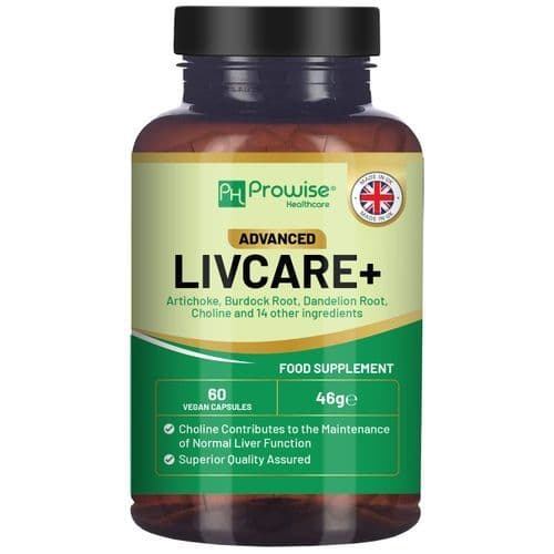 image-Prowise Advanced Livcare+ 60 Capsules Liver Cleanse Detox and Repair for men and women