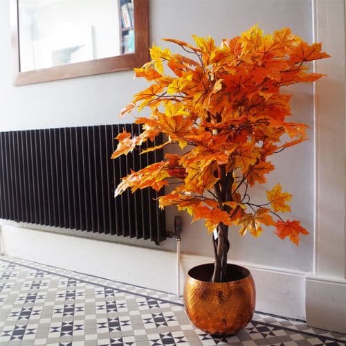 image-125cm Orange Maple Acer Extra Large Artificial Tree