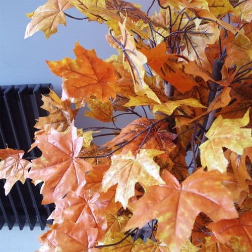 image-125cm Orange Maple Acer Extra Large Artificial Tree