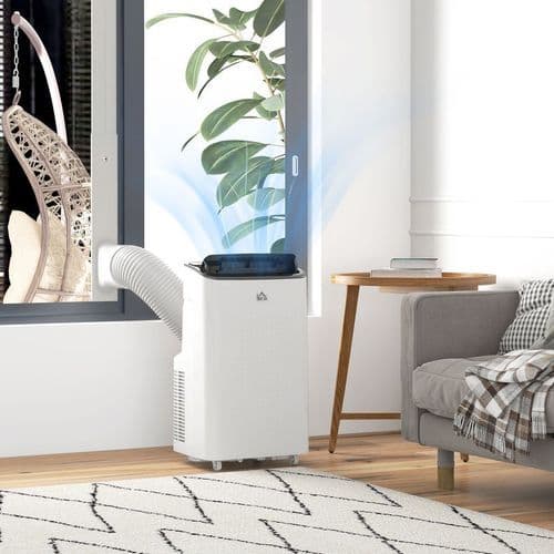 image-HOMCOM 12,000 BTU Portable Air Conditioner Unit with WiFi Smart App, 26m²