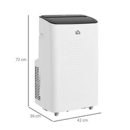 image-HOMCOM 12,000 BTU Portable Air Conditioner Unit with WiFi Smart App, 26m²