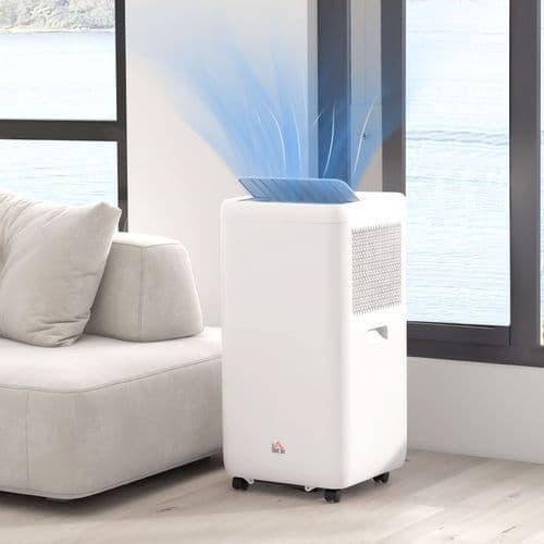 image-HOMCOM 12,000 BTU Portable Air Conditioner with 28m², Sleep Mode, Dehumidifier
