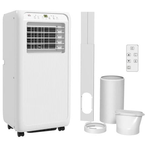 image-HOMCOM 7,000 BTU Portable Air Conditioner with 15m², Dehumidifier, Timer