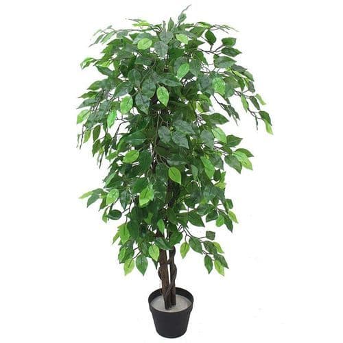 image-120cm Artificial Ficus Tree and Plant Large Bushy Shape