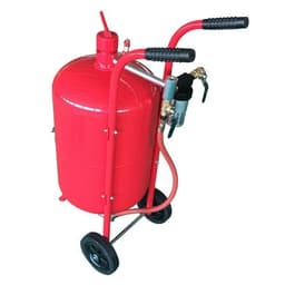 image-Mini 10 Gallon Portable Air Sandblaster Sand Blaster Kit High Pressure Tank Red