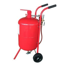 image-Mini 10 Gallon Portable Air Sandblaster Sand Blaster Kit High Pressure Tank Red