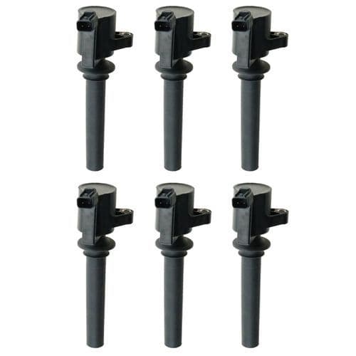 image-PACK 0F 6 IGNITION COIL T1105F DG500 FD502 FOR Ford Escape Mazda Mercury 3.0L V6