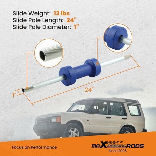 image-Slide Hammer Dent Puller Auto Body Repair Bearing Removal Tool Kit Heavy Duty
