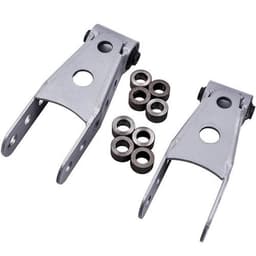 image-Rear 2"-3" inch Lowering Drop Shackles Kit for Chevy Silverado 1500 LS Crew Cab 1/2 Ton 2007-2016