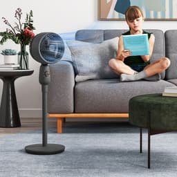 image-Air Circulator Fan - Three-Speed Cooling & Oscillation for Comfortable Airflow