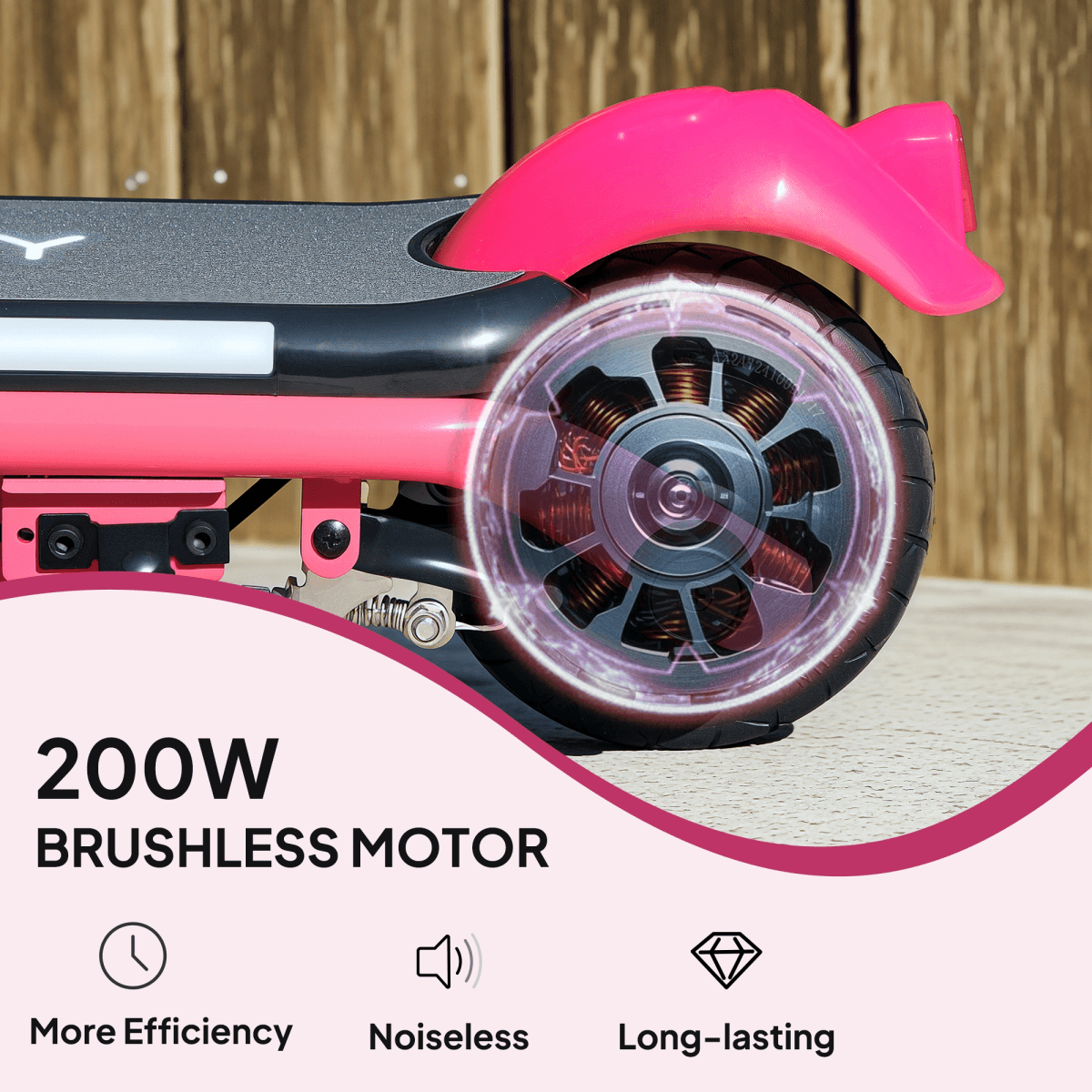 image-AIYAPLAY Electric Scooter for Kids 6-14 - Blue 200W 12km/h