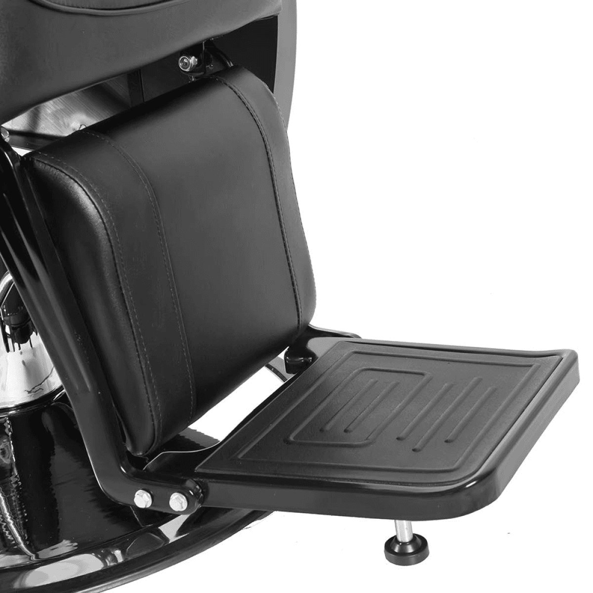 image-Barber Chair Reclining Hydraulic Black Heavy Duty Salon Professional 135° Recline
