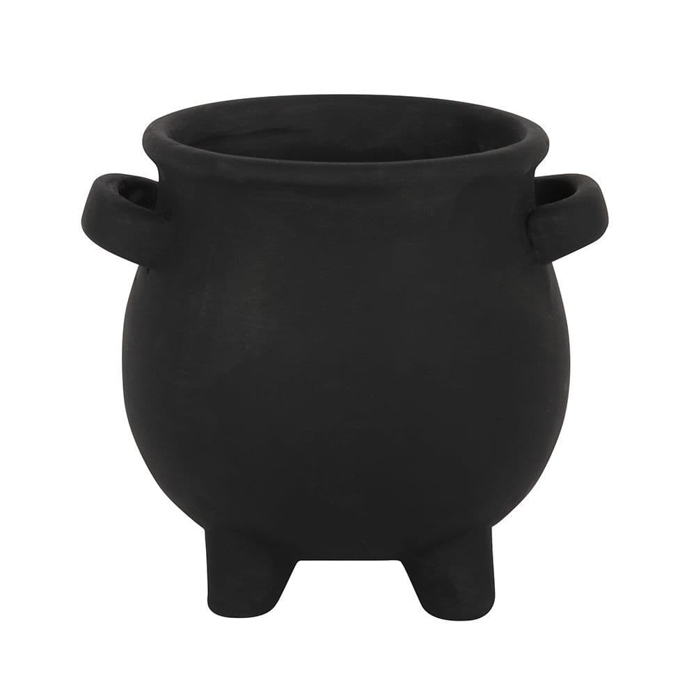 image-Triple Moon Cauldron Terracotta Plant Pot