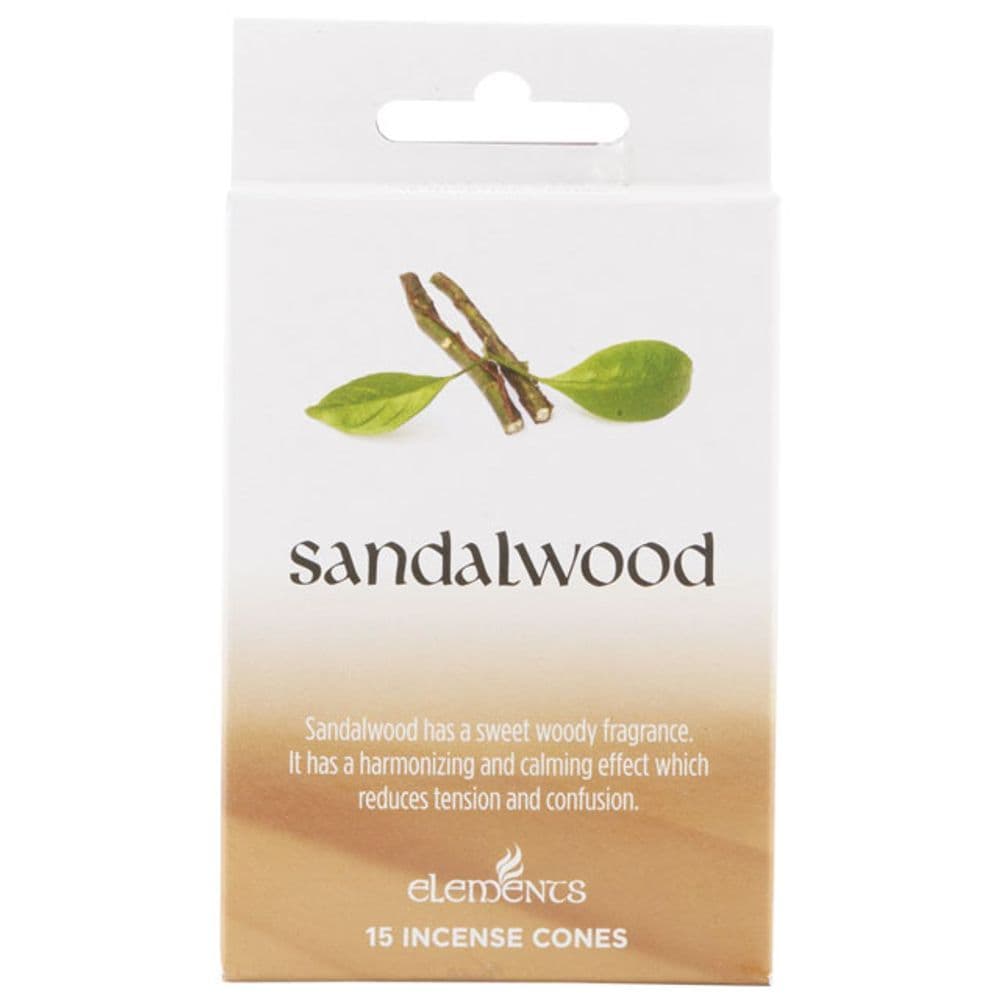 image-12 Packs of Elements Sandalwood Incense Cones