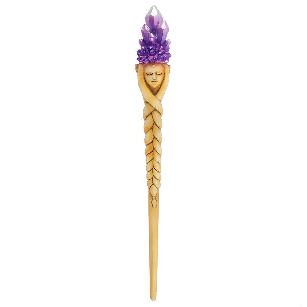 image-Purple Crystal Goddess Wand