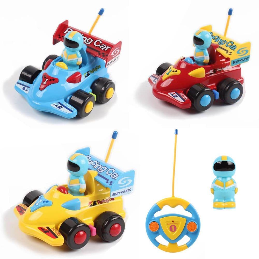 image-SOKA My First Remote Controlled Racing Car for Toddlers with Sound and Light