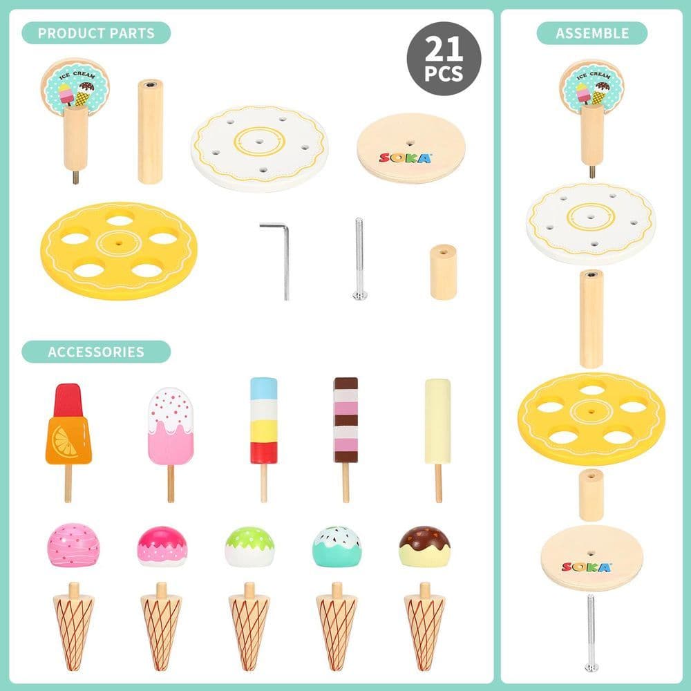 image-SOKA ICE CREAM STAND - 10PCS 1010105