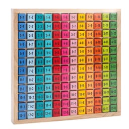 image-SOKA Wooden 1-12 Times Table 145pc Colourful Board Montessori Math for Kids 3+