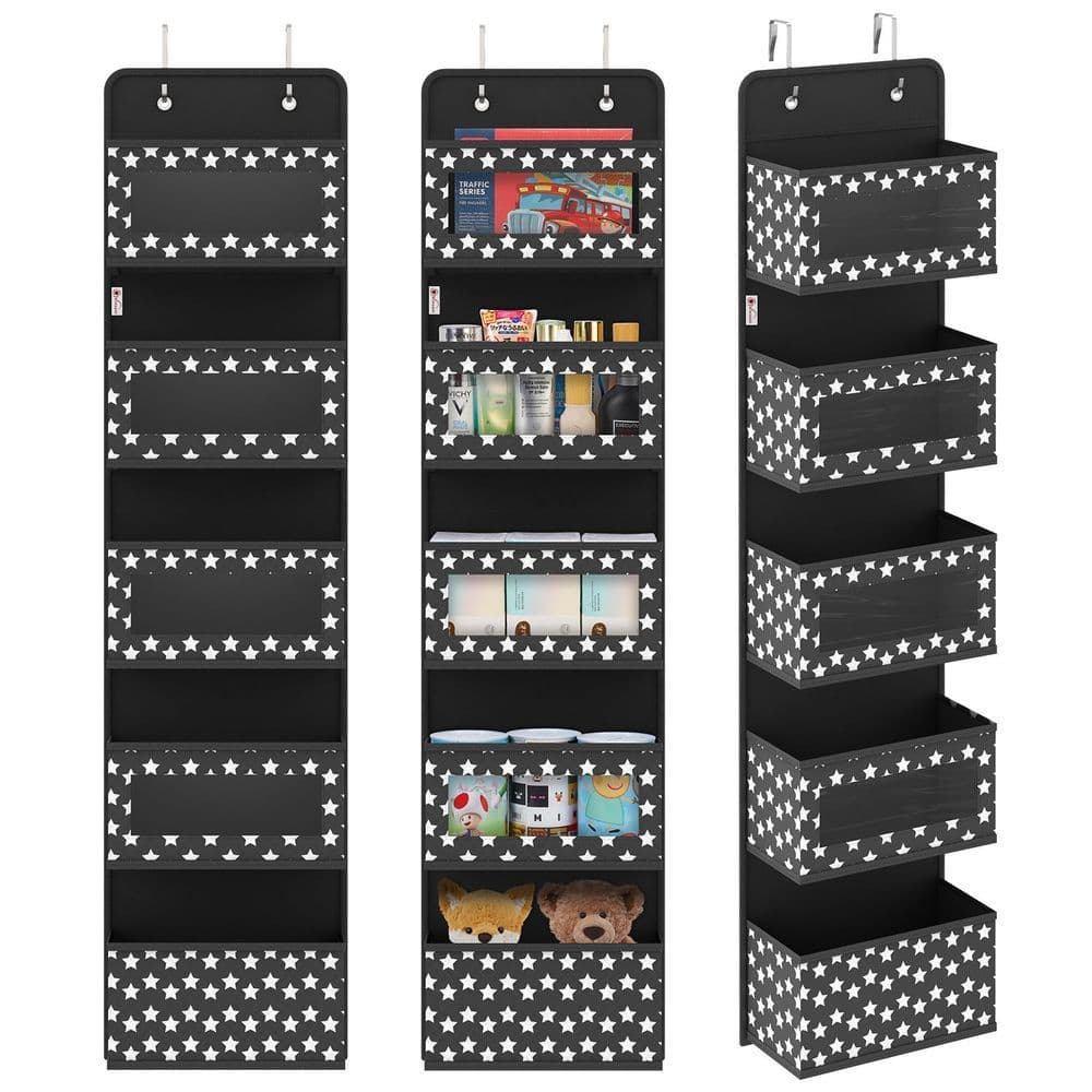 image-VINSANI 5TIER BLACK HANGING ORGANISER 1010282