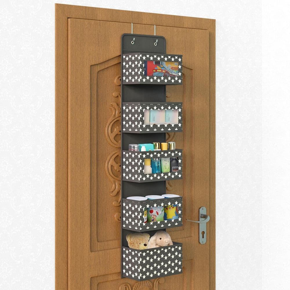 image-VINSANI 5TIER BLACK HANGING ORGANISER 1010282