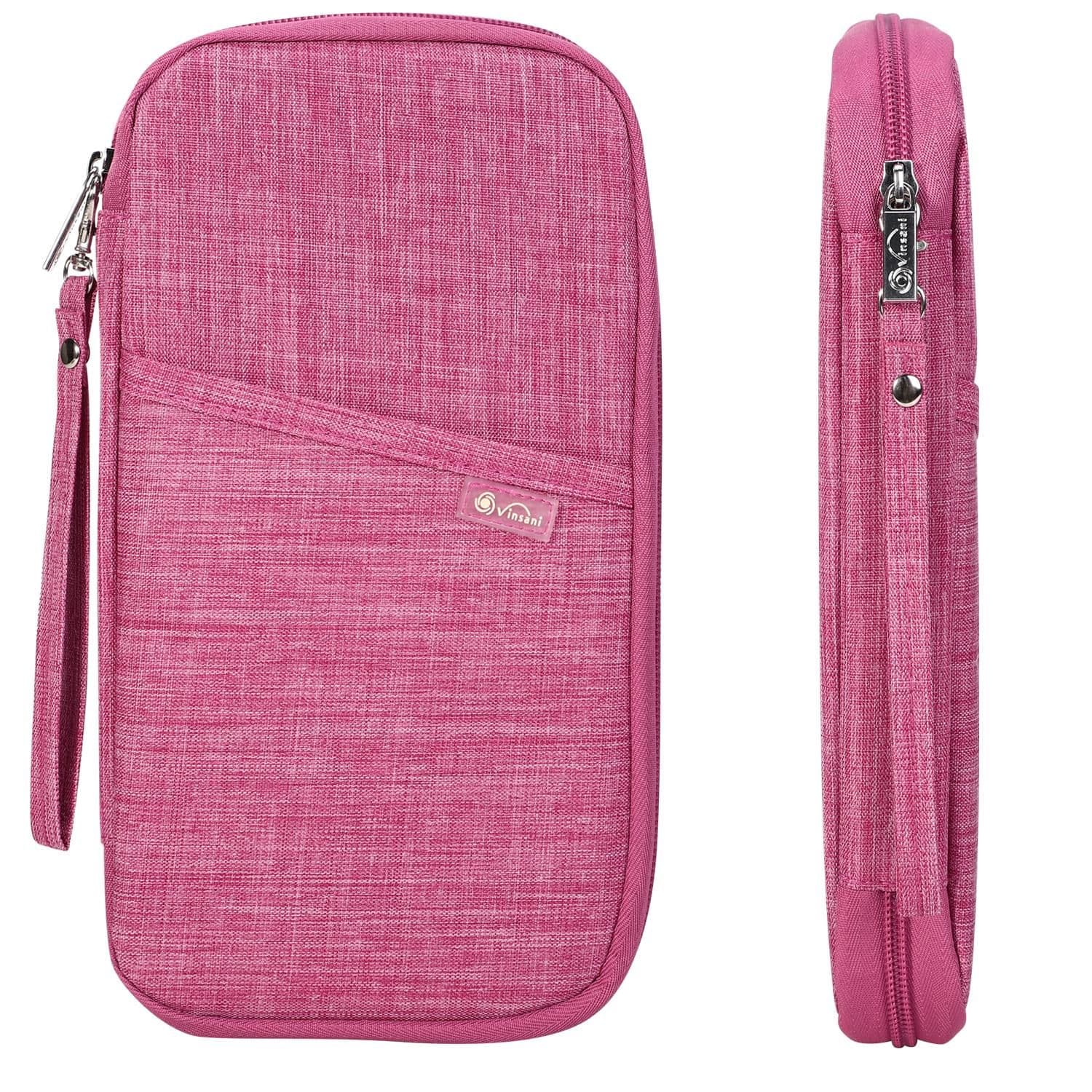 image-Travel Holiday Wallet Passport Holder & Document Organiser Case ID Card, Credit Cards