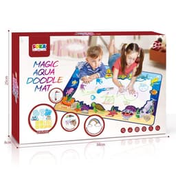 image-SOKA 150 X 90 cm Large Size Magic Water Aqua Doodle Drawing Mat, Handwriting Toy