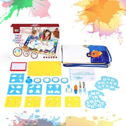 image-SOKA 150 X 90 cm Large Size Magic Water Aqua Doodle Drawing Mat, Handwriting Toy