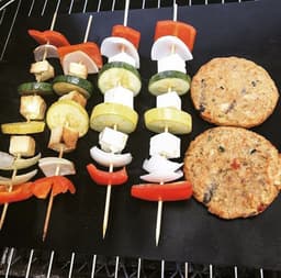 image-2 - 6PC Universal Non-Stick BBQ Grill Mat 40 x 33cm Reusable Dishwasher Safe