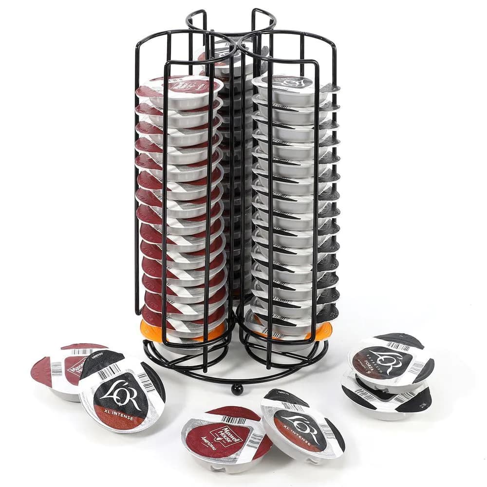 image-48 Coffee Pod Holder 3 Tower Coffee Capsules Storage Rack Stand
