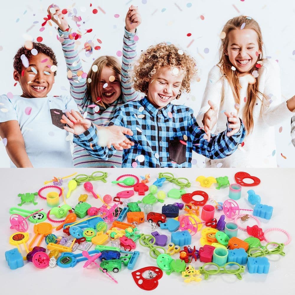image-SOKA 120 PCS Party Bag Stocking Fillers Toys - Unique Designs