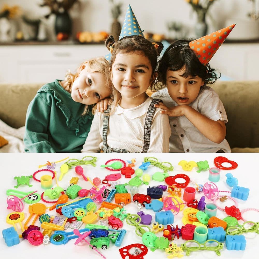 image-SOKA 120 PCS Party Bag Stocking Fillers Toys - Unique Designs