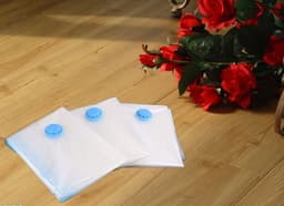 image-4pc Medium Travel Reusable Vacuum Storage Bags 50 x 70cm