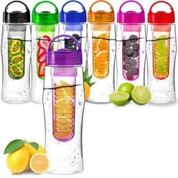 image-700ml Fruit Fuzer Infusion Infuser Water Bottle Infuser Aqua Hydration - BPA Free
