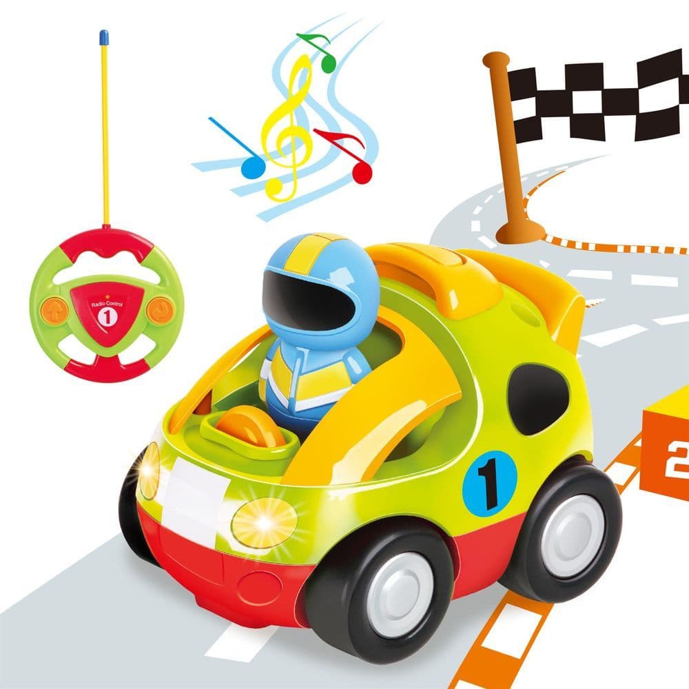 image-SOKA My First Remote Controlled Car for Toddlers with Light and Sound - Green