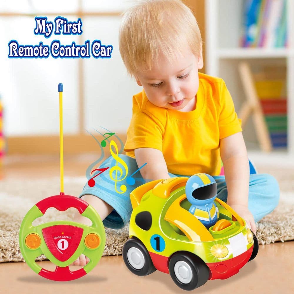 image-SOKA My First Remote Controlled Car for Toddlers with Light and Sound - Green